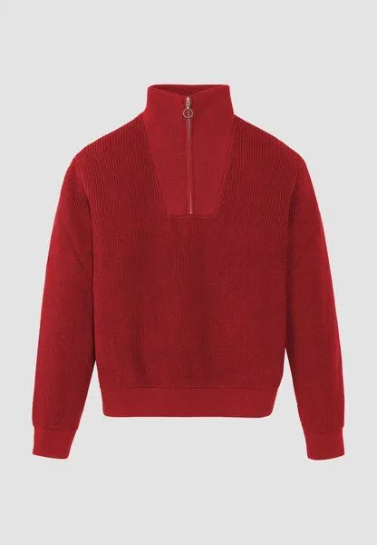 recolution Damen Stricktroyer aus Bio-Baumwolle - NIGELLA - recolution, Signal red (rot), – Produktbild 1 von 1