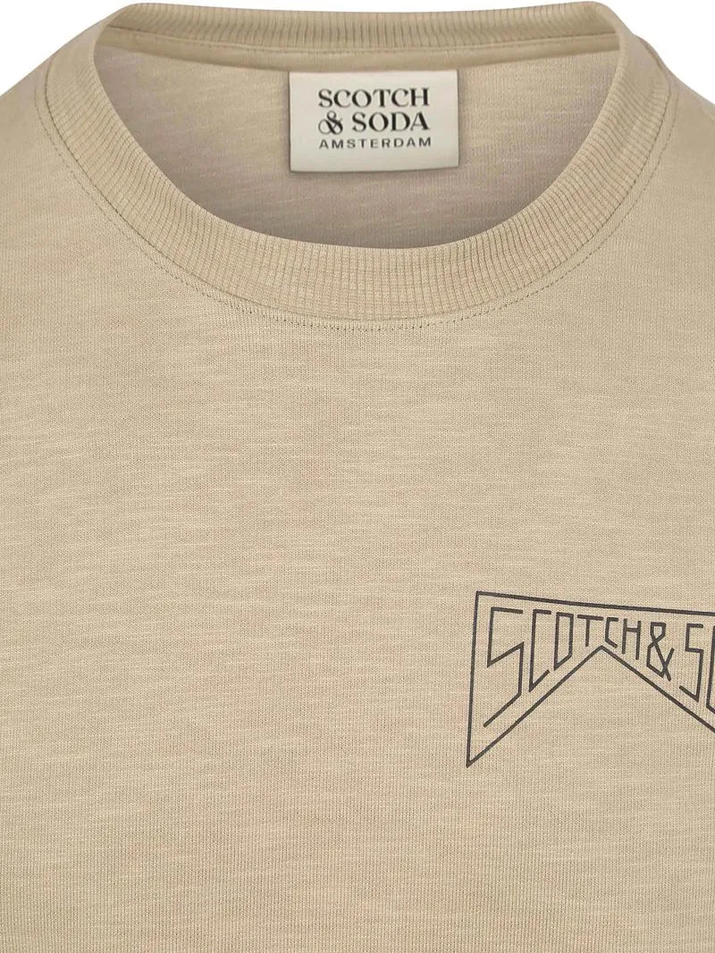 Scotch and Soda Scotch and Soda Pullover Logo Beige, Beige, – Produktbild 5 von 5