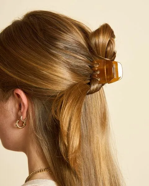 JAN N JUNE JAN N JUNE MACHETE Haarklammer MINI CLAW aus Acetat, Cognac (braun), – Produktbild 1 von 4