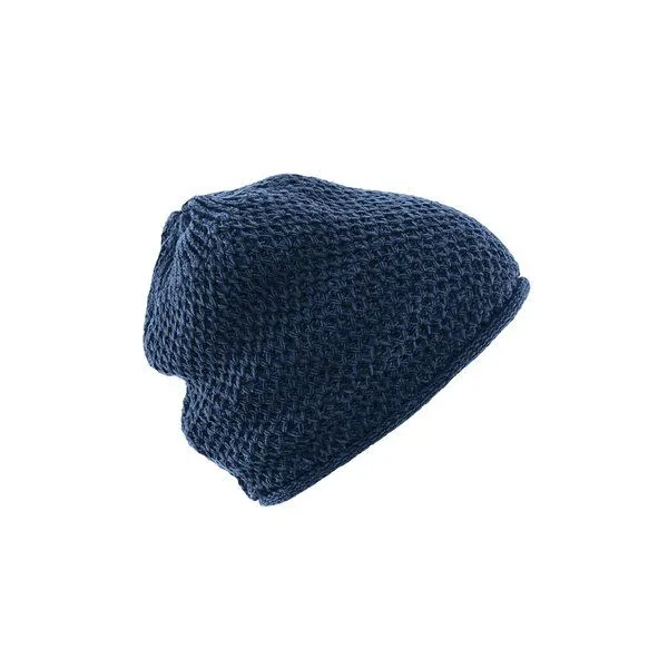 HempAge HempAge Damen / Herren Strickmütze Hanf/Bio-Baumwolle, Navy, – Produktbild 1 von 3