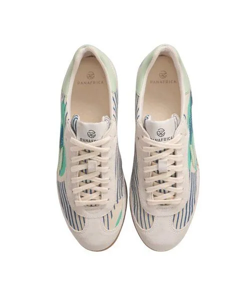 PANAFRICA PANAFRICA Bunte Sneaker - Sahara - Unisex, Perle (türkis), – Produktbild 2 von 4