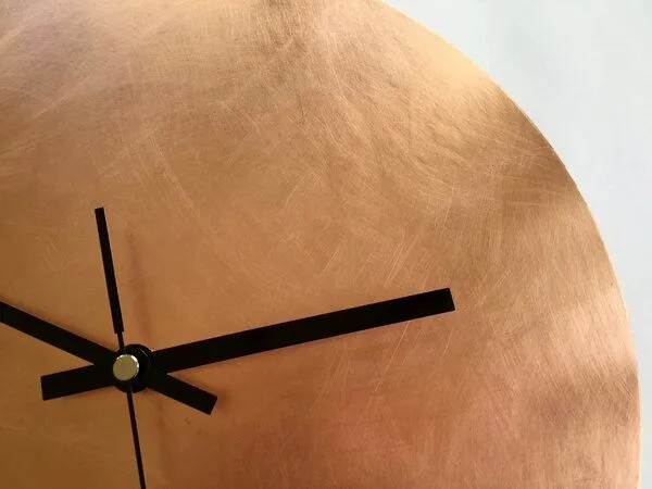 Calvill Calvill Lautlose Wanduhr aus reinem Kupfer – Produktbild 3 von 3