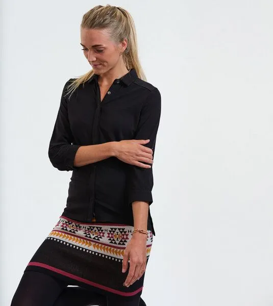 Gary Mash GARY MASH Bluse Odessa aus TENCEL Lyocell Mix, Schwarz, – Produktbild 2 von 4