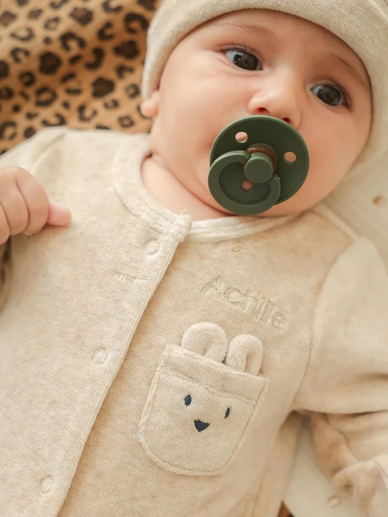Envie De Fraise Baby-Geschenkset aus Strampler, Beige meliert, – Produktbild 2 von 4