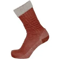 KnowledgeCotton Apparel KnowledgeCotton Apparel Extra lange Wintersocken HIGH TERRY SOCKS mit Bio-Wolle, Rot (arabian spice), – Produktbild 1 von 1
