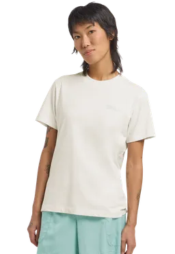 Jack Wolfskin Jack Wolfskin Essential T W T-Shirt aus Bio-Baumwolle Damen L weiß – Produktbild 1 von 1