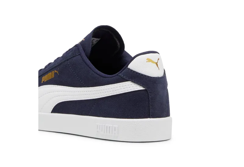 Puma Puma CLUB II Sneaker aus Leder, mit Schnürverschluss, mit profiliertem Laufsohlenprofil, Blau, – Produktbild 5 von 5