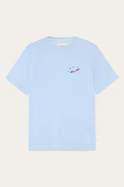 KnowledgeCotton Apparel KnowledgeCotton Apparel Herren vegan T-Shirt Mit Stickerei Auf Der Brust Skyway – Produktbild 1 von 1