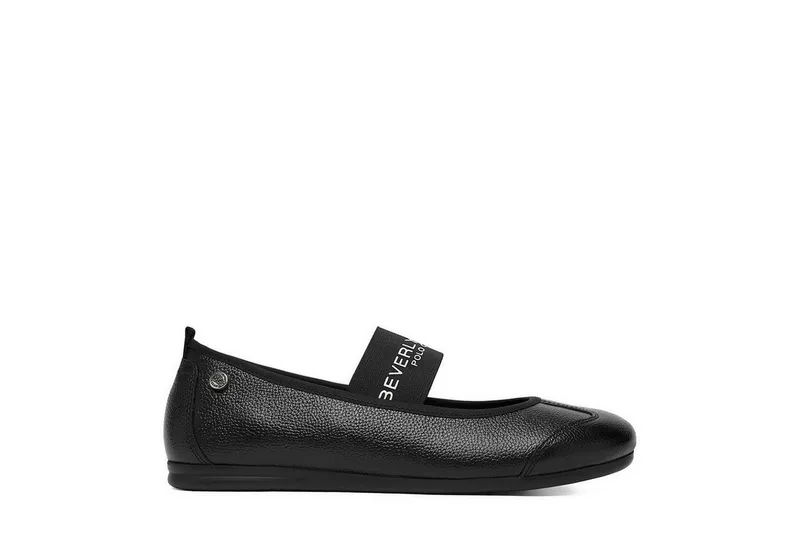 BEVERLY HILLS POLO CLUB Damen-Ballerinas, Schwarz Ballerina, Schwarz, – Produktbild 1 von 4