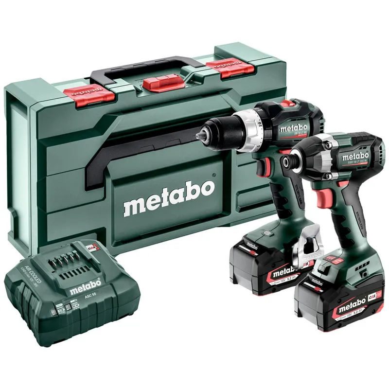 Metabo Metabo Akku Combo Set 2.8.8 18V, SB 18 LT BL + SSD 18 LT 200 BL, metaBOX 145 L – Produktbild 1 von 1