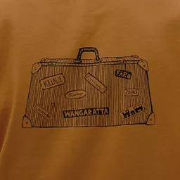 Cmig Cmig Reisekoffer T-Shirt für Herren in roasted orange – Produktbild 1 von 1