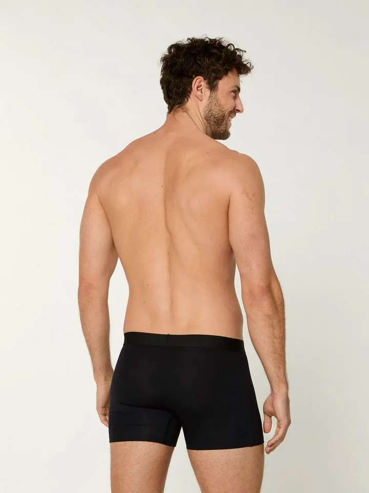 Nur Die Retro Pants Boxer Bambus (4-St) Männer Multipack Mehrpack, Schwarz, – Produktbild 3 von 5