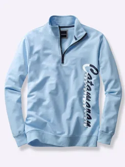 Catamaran Langarmshirt eisblau-meliert – Produktbild 1 von 1