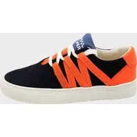 VAER VAER Herren vegan Sneaker Stark Phoenix Schwarz/Orange, Schwarz, – Produktbild 1 von 1
