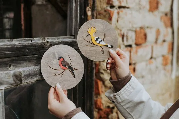 BeWooden BeWooden Holzbild Wanddekoration – Wiedehopf – Produktbild 2 von 4