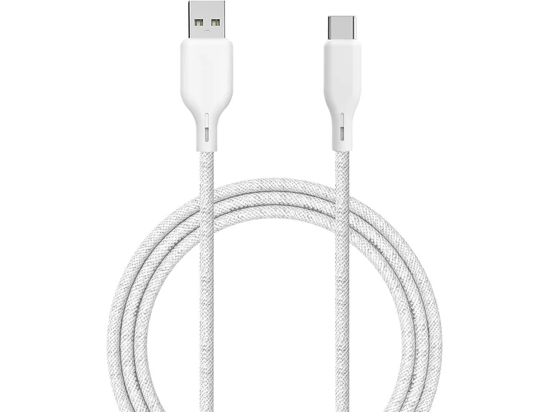 Upström Upström Ladekabel "ESSENTIALS" USB-A auf USB-C, 480 Mbps, weiß, 2,5 m – Produktbild 1 von 1