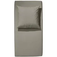 hessnatur hessnatur Jersey Spannbettlaken aus reiner Bio-Baumwolle, Seegras, – Produktbild 1 von 1