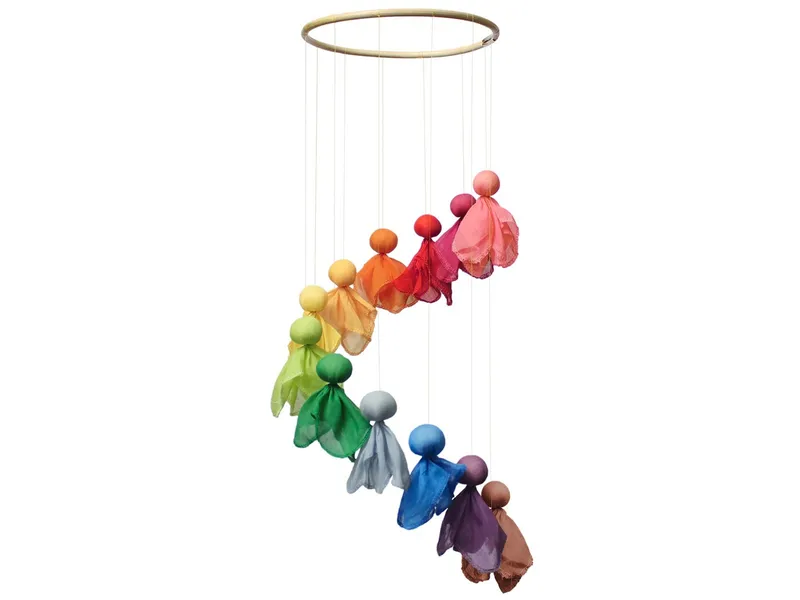 HANS NATUR HANS NATUR Baby Mobile Feentanz Bastelset Mit 12 Feen, Mehrfarbig, – Produktbild 1 von 2