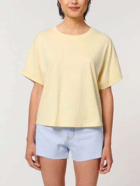 Human Family Human Family Oversize Damen T-Shirt "Slack", Gelb, – Produktbild 1 von 4