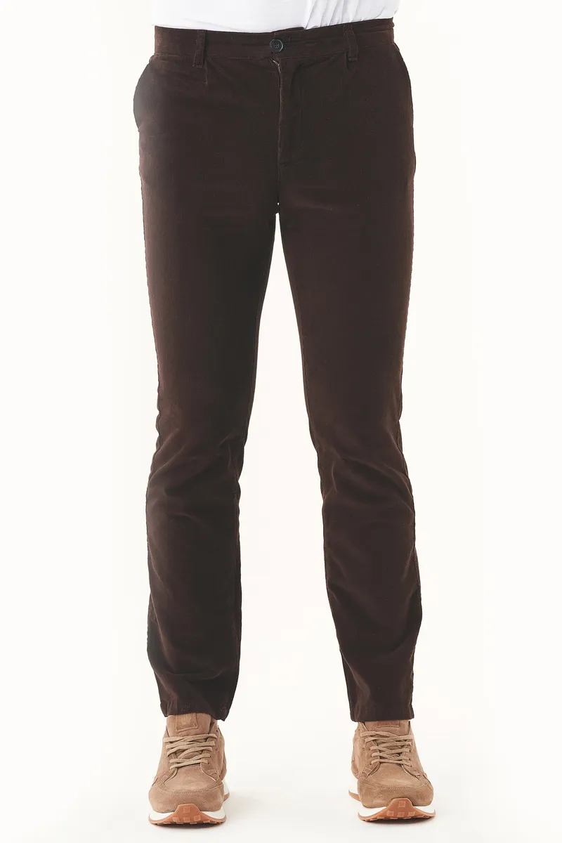 ORGANICATION ORGANICATION Herren vegan Cordhose Regular Espresso, Dunkelbraun, – Produktbild 2 von 2