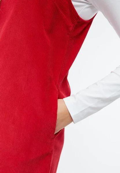 Givn Berlin Givn Berlin Cordkleid GBWENDY aus Bio-Baumwolle, Crimson, – Produktbild 4 von 4