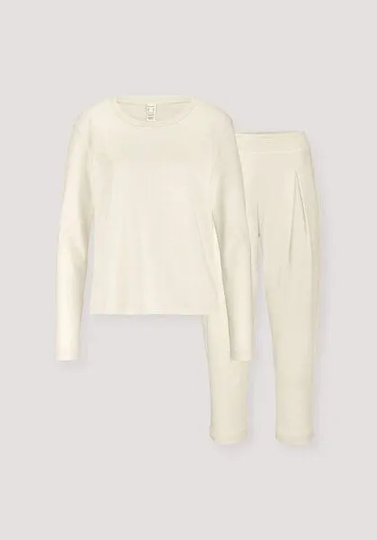 hessnatur hessnatur Pyjama Regular PURE NATURE aus reiner Bio-Baumwolle, Natur, – Produktbild 6 von 7