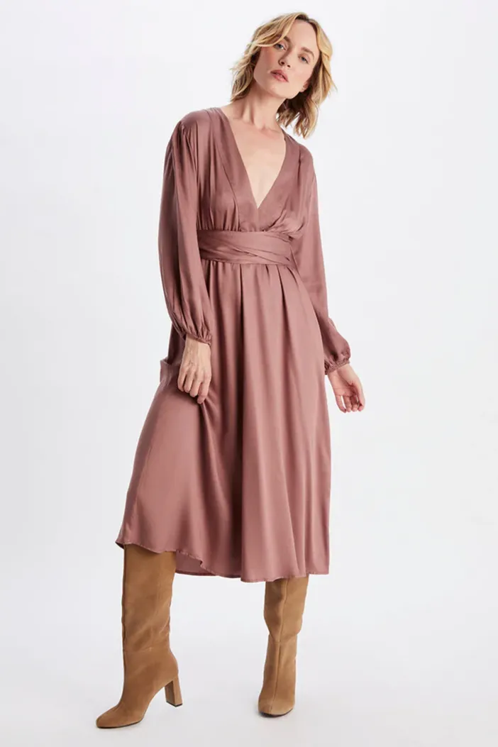 Neu Nomads Neu Nomads Damen vegan Kleid Venus Terra, Dunkelbraun, – Produktbild 2 von 2