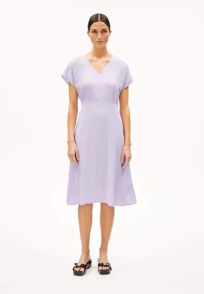 ARMEDANGELS ARMEDANGELS AALBINE - Damen Webkleid Regular Fit aus TENCEL Lyocell Mix, Lavender light, – Produktbild 1 von 4