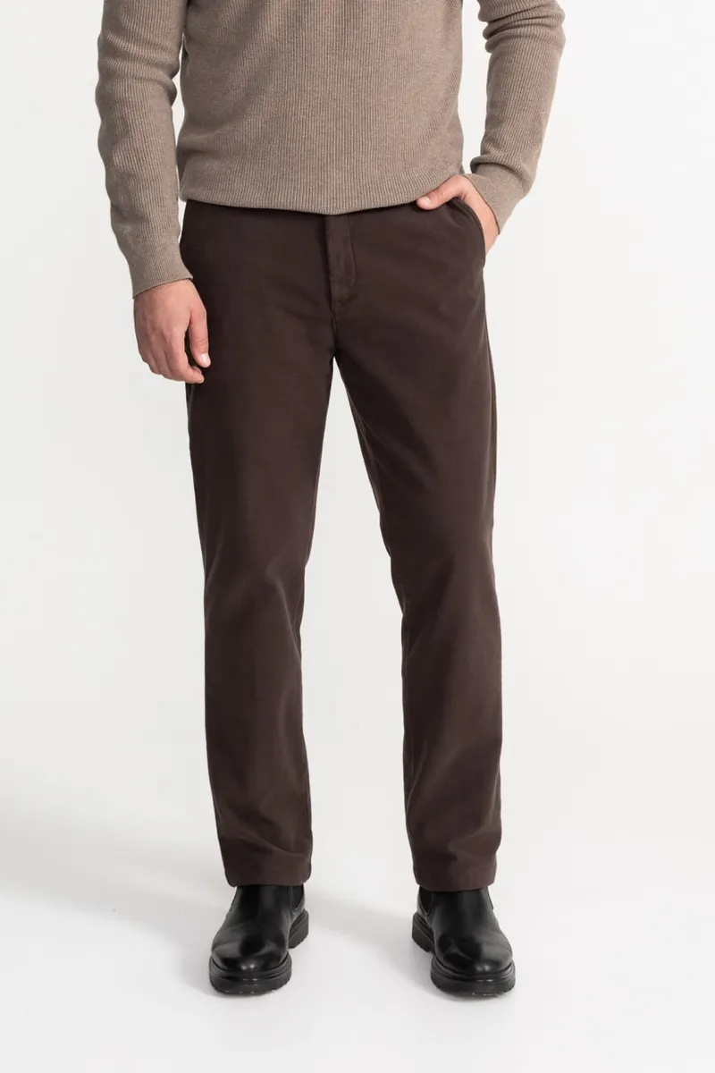 De IONESCU De IONESCU Herren vegan Hose Azuga, Braun, – Produktbild 2 von 2