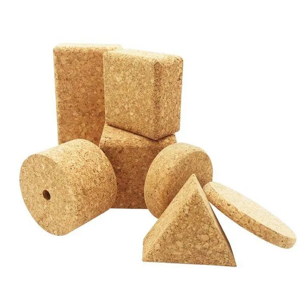Kork-Deko Kork-Deko Geometrische Formen aus Kork | 7 teiliges Set | Kork aus Portugal – Produktbild 4 von 8