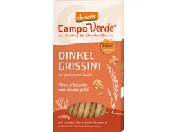 Campo Verde Campo Verde Bio-Dinkel-Grissini mit geröstetem Sesam, 100 g – Produktbild 1 von 1