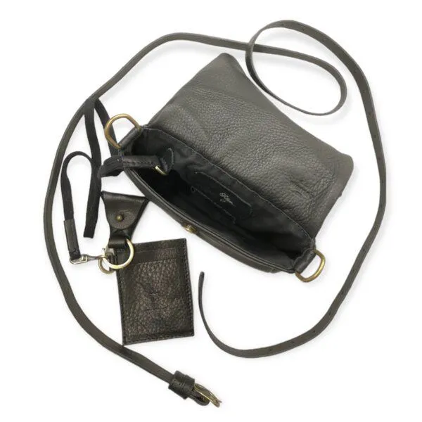 Werner 1911 Werner 1911 kleine Tasche aus Bio-Leder Münz, Schwarz, – Produktbild 1 von 3