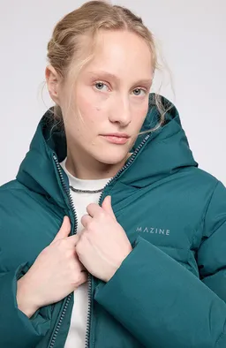 Mazine Mazine Damen vegan Jacke Basic Puffer In Tiefem Blaugrün – Produktbild 1 von 1