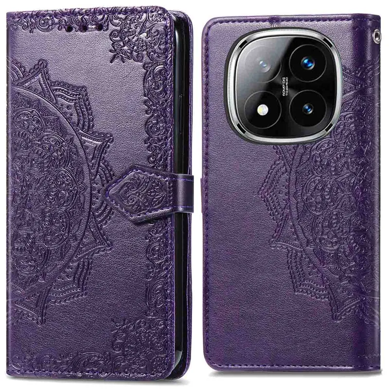 imoshion imoshion Mandala Klapphülle für das Xiaomi Redmi Note 14 Pro Plus (5G), Lila, – Produktbild 1 von 1