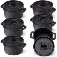 BBQ Nerd BBQ Nerd Mini Dutch Oven | Kleiner Gusseisentopf mit Deckel 11x5cm – Produktbild 1 von 1