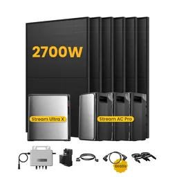 EcoFlow EcoFlow Stream Ultra X Solaranlage mit Speicher, inkl. 6 x 450W Bifazialen Solarmodulen, by Powerness (deal) - Stream Ultra X + 3 x Stream AC Pro | 9600Wh / 1 x Smart Meter / Selbstabholung – Produktbild 1 von 1