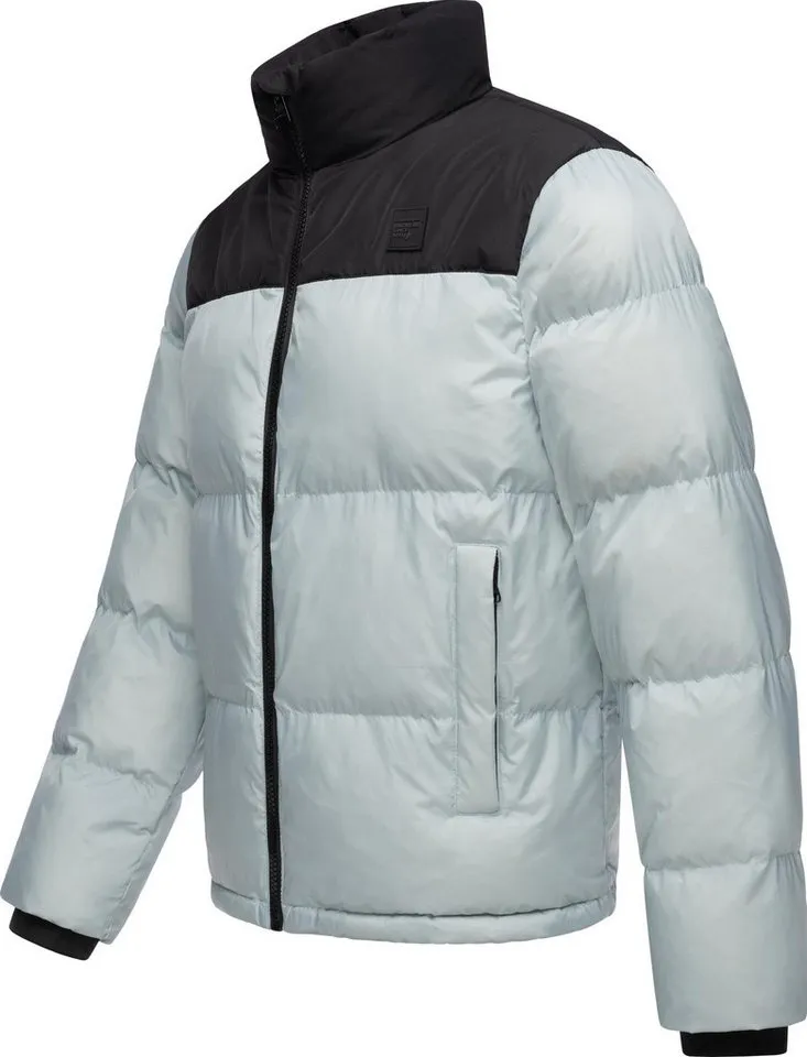 ragwear ragwear Outdoorjacke Stafen Wasserdichte Herren Winterjacke im Retro-Look, Blau, – Produktbild 3 von 5