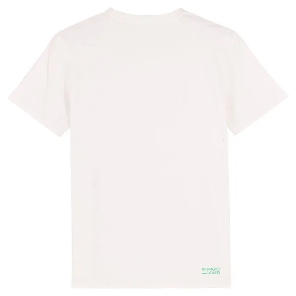 Spangeltangel Spangeltangel T-Shirt "Frequenz", Musik, Schallwelle, Biobaumwolle, Cremeweiß, – Produktbild 3 von 4