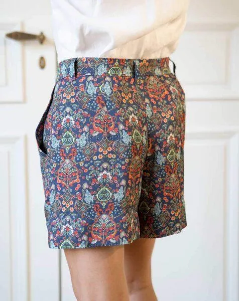 Aatise Aatise Damenshort aus 100% EcoVero Zhorty, Blau, – Produktbild 3 von 4