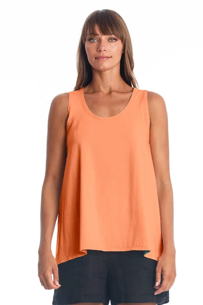 RAVENS VIEW IBIZA RAVENS VIEW IBIZA Damen vegan Top Easy Apricot, Orange, – Produktbild 1 von 1