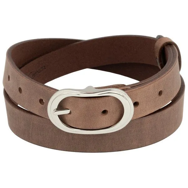 Simaru Simaru Premium-Ledergürtel für Damen 25mm Curitiba- EU, Braun-used, – Produktbild 2 von 4