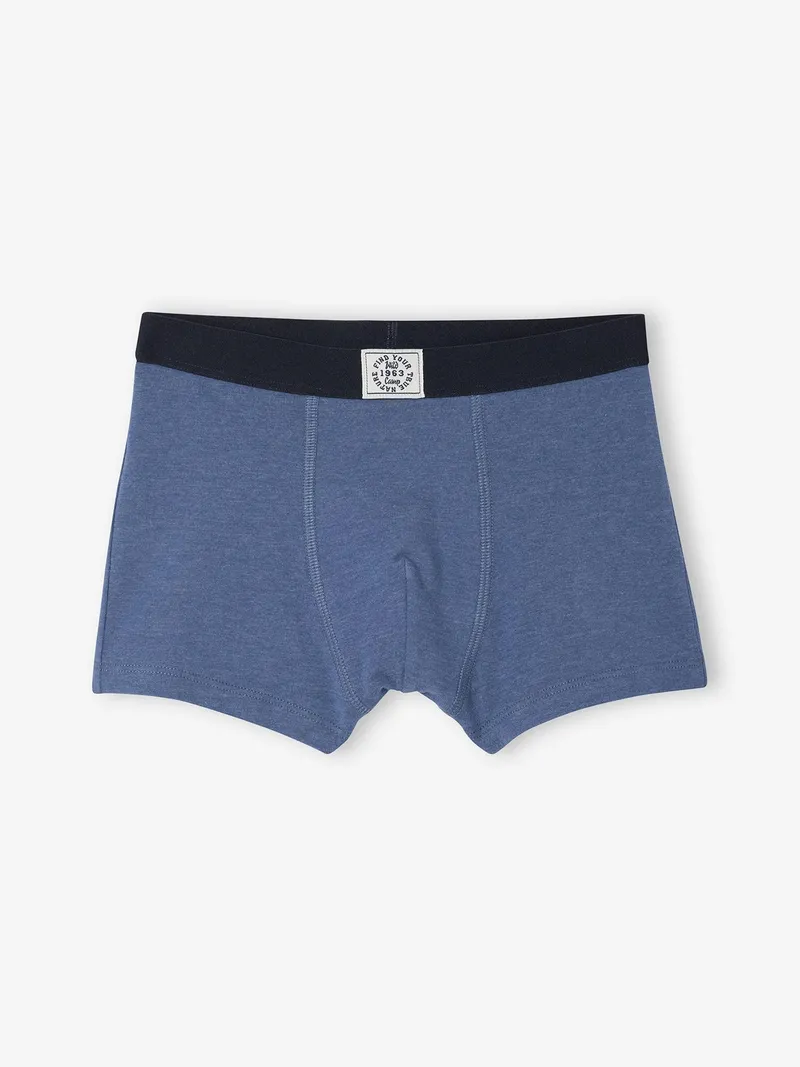 Vertbaudet 5er-Pack Jungen Boxershorts BASIC, Blau, – Produktbild 2 von 4
