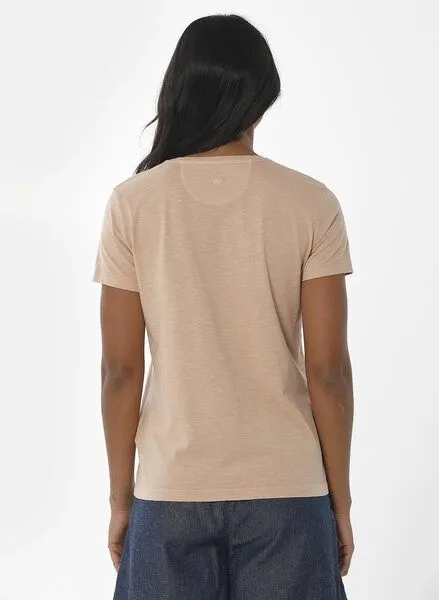 ORGANICATION ORGANICATION Naturel Dyed T-Shirt aus Bio-Baumwolle, Onion skin, – Produktbild 4 von 4