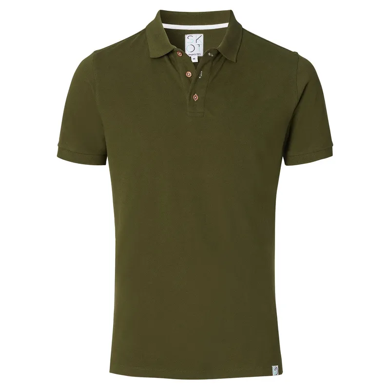 SKOT SKOT Herren vegan Polo, Grün, – Produktbild 1 von 2