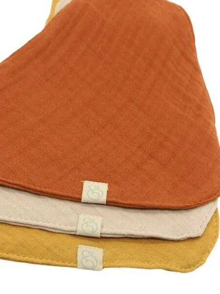 bistyle bistyle Dreieckstuch (3 St) Baby Musselin Lätzchen Halstuch Unisex, Bunt, – Produktbild 4 von 5