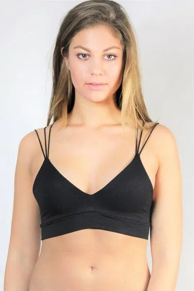Frija Omina Frija Omina Bio Bralette `Sona` dunkel, Blau, – Produktbild 2 von 4