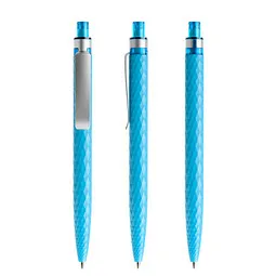 prodir prodir® Druckkugelschreiber QS01 PMS Push, blaue Mine, cyanblau, Hellblau, – Produktbild 1 von 1