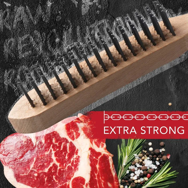 FMprofessional FMprofessional Drahtbürste, 28cm, Holzgriff – Produktbild 2 von 3