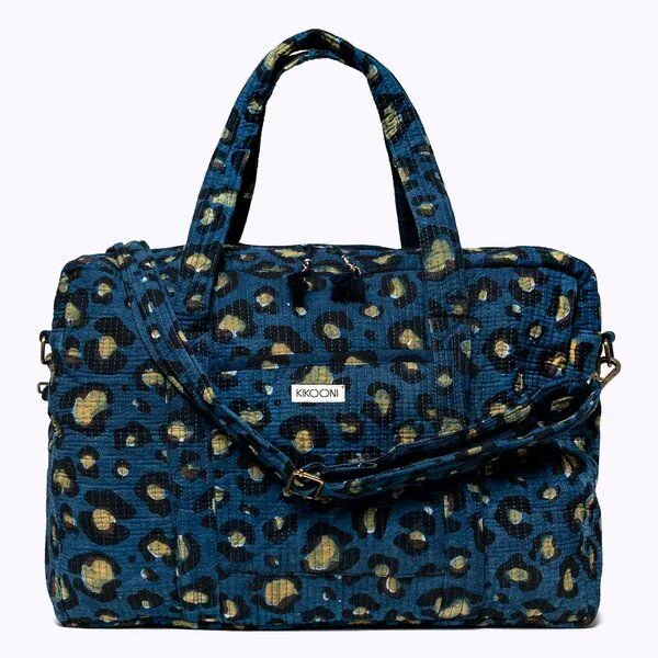 KIKOONI KIKOONI handgefertigte große Reisetasche TRAVELER BAG, Dark leo black, – Produktbild 1 von 4