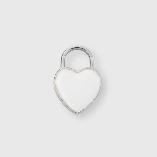 fejn jewelry fejn jewelry Anhänger 'Heart', White/silber, – Produktbild 1 von 2